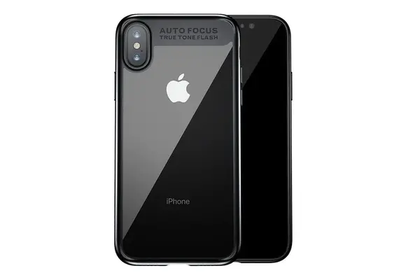 Baseus Ultra Slim Case for iPhone X/Xs - Clear/Black