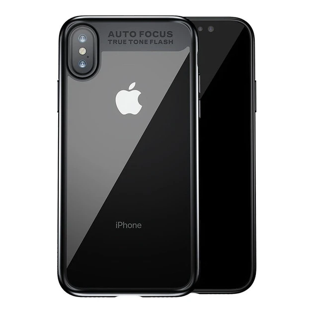 Baseus Ultra Slim Case for iPhone X/Xs - Clear/Black