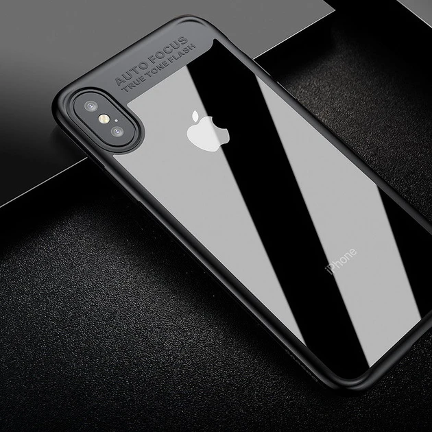 Baseus Ultra Slim Case for iPhone X/Xs - Clear/Black