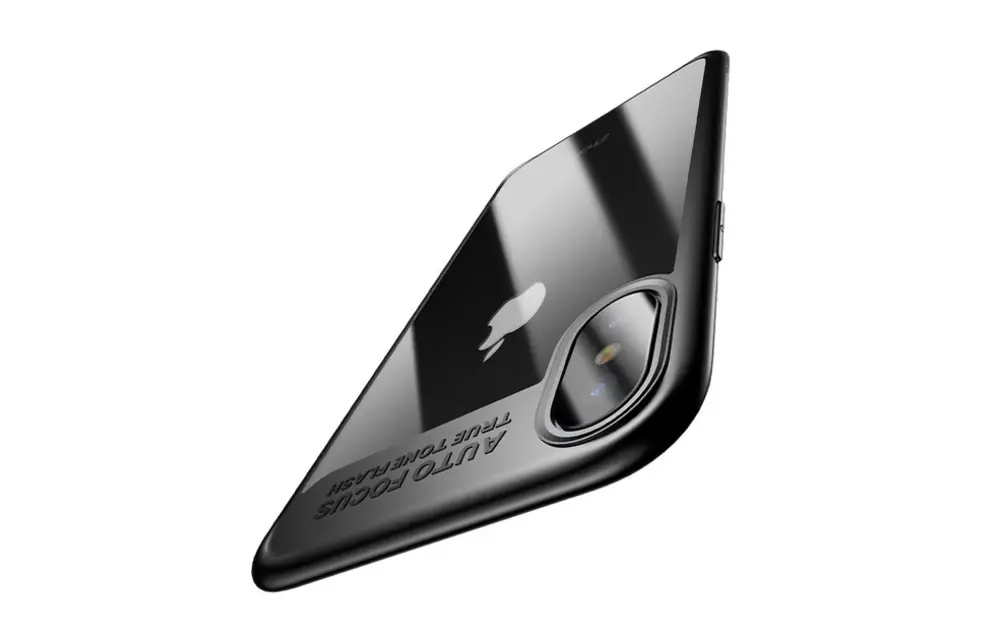 Baseus Ultra Slim Case for iPhone X/Xs - Clear/Black