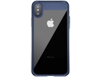 Baseus Ultra Slim Case for iPhone X/Xs - Clear/Blue