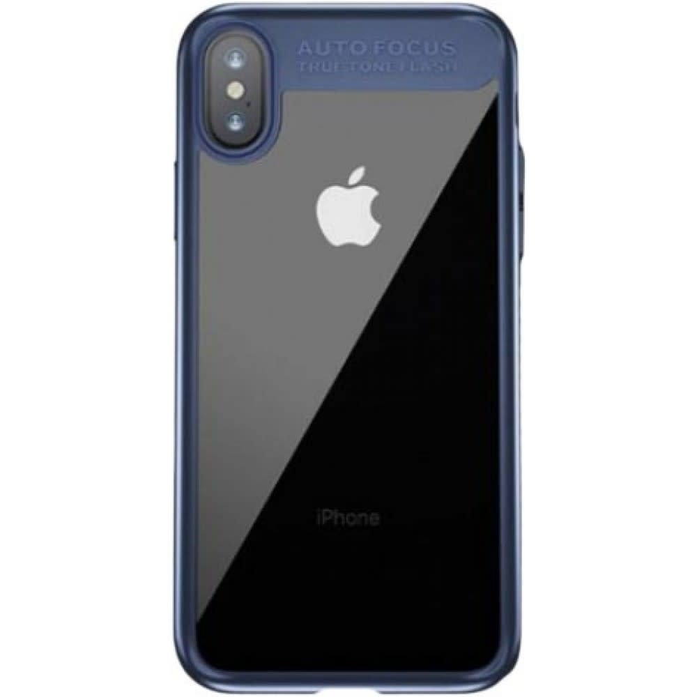 Baseus Ultra Slim Case for iPhone X/Xs - Clear/Blue