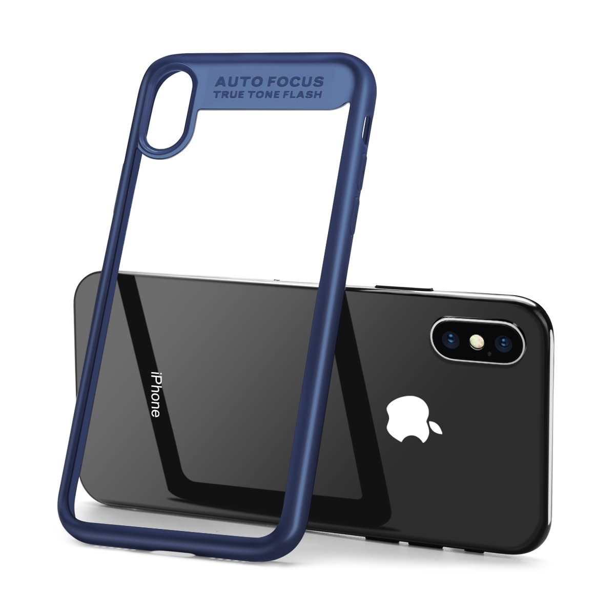 Baseus Ultra Slim Case for iPhone X/Xs - Clear/Blue