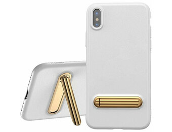 Baseus Happy Watching Supporting Case With Stent for iPhone X/Xs - White