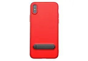 Baseus Happy Watching Supporting Case With Stent for iPhone X/Xs - Red