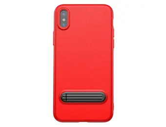 Baseus Happy Watching Supporting Case With Stent for iPhone X/Xs - Red