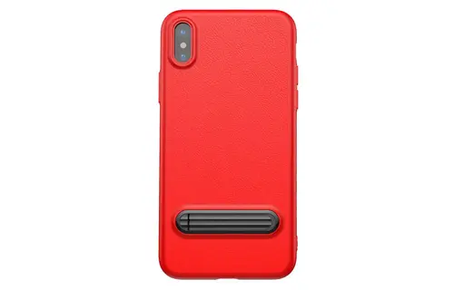 Baseus Happy Watching Supporting Case With Stent for iPhone X/Xs - Red