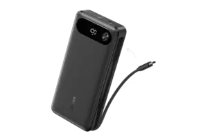 Anker Two-Way Power Bank Built in USB-C Cable 87W 20,000mAh - Black