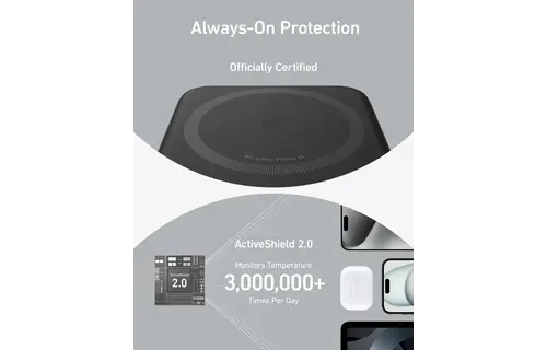 Anker MagGo Power Bank 10K with Stand & Smart Display 10,000mAh - Black