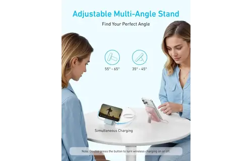 Anker Zolo Magnetic Power Bank Built in Stand & USB-C 30W Cable 10,000mAh - Black