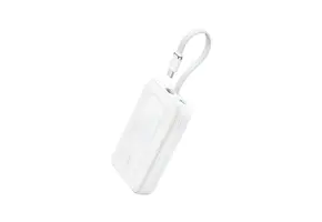 Anker Zolo Fast Charging Power Bank Built in USB-C Cable 10,000mAh - White