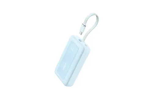 Anker Zolo Power Bank Built in USB-C Cable 10,000mAh  - Blue