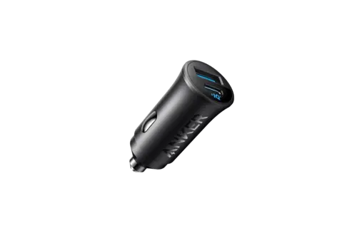 Anker Ultra Compact Dual Port USB-C+USB Car Charger 30W - Black