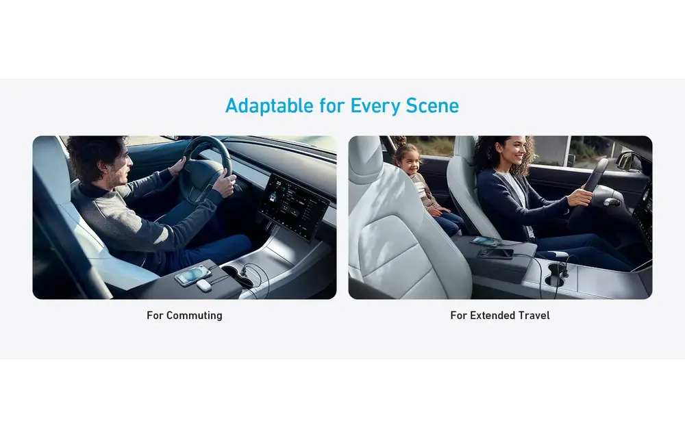 Anker Ultra Compact Dual Port USB-C+USB Car Charger 30W - Black