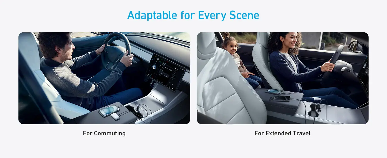 Anker Ultra Compact Dual Port USB-C+USB Car Charger 30W - Black