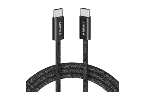 Anker Zolo Dirt-Resistant Braided Fast Charging USB-C Cable 240W, 6ft/1.83m - Black
