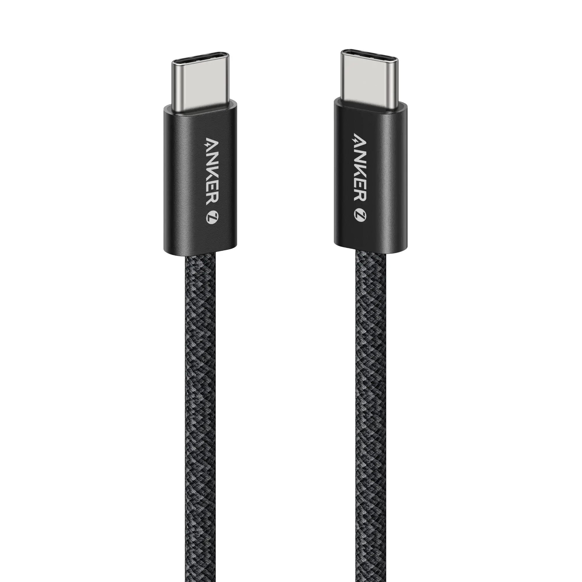 Anker Zolo Dirt-Resistant Braided Fast Charging USB-C Cable 240W, 6ft/1.83m - Black