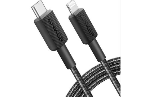 Anker 322 Braided USB-C to Lightning Cable 10ft/3m - Black