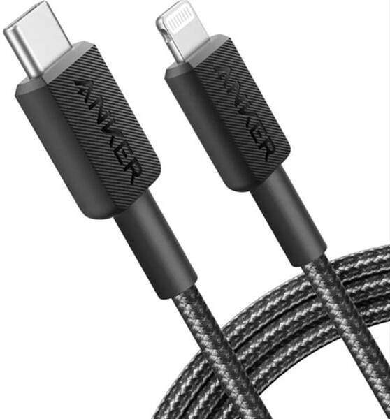 Anker 322 Braided USB-C to Lightning Cable 10ft/3m - Black