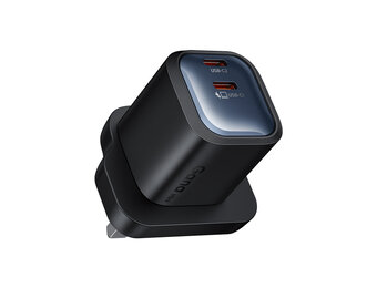 Mcdodo Gana Mini Gan Tech Dual USB-C Ports Charger 45W - Black