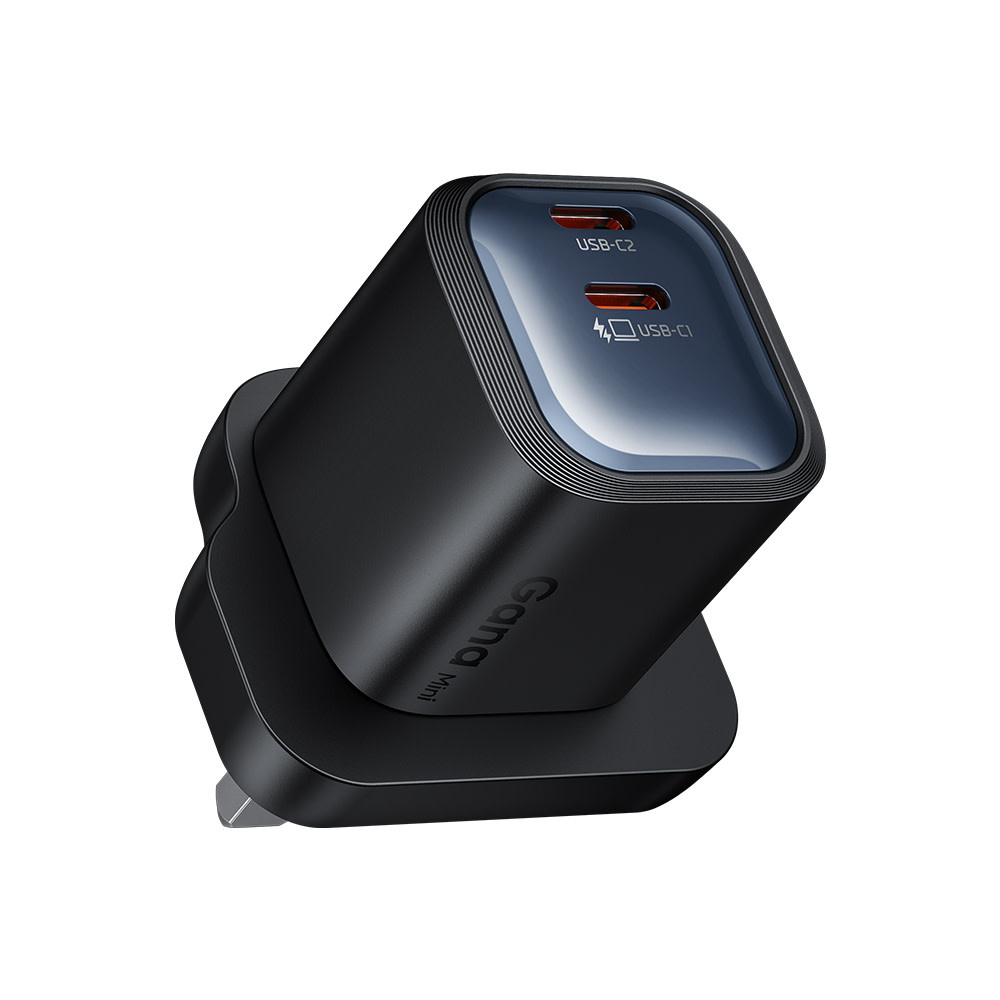 Mcdodo Gana Mini Gan Tech Dual USB-C Ports Charger 45W - Black