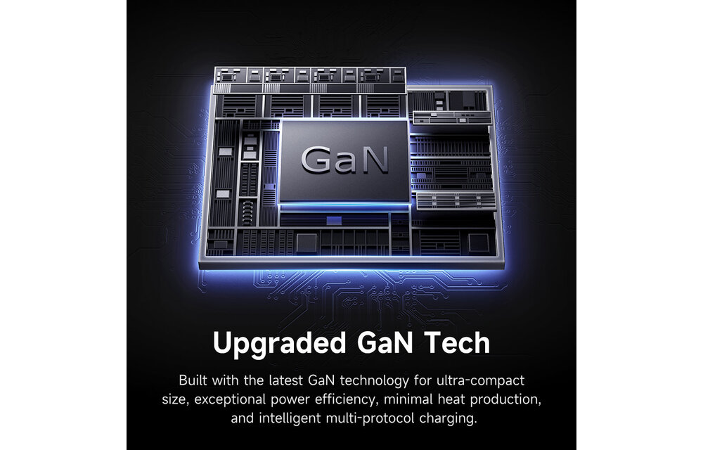 Mcdodo Gana Mini Gan Tech Dual USB-C Ports Charger 45W - Black