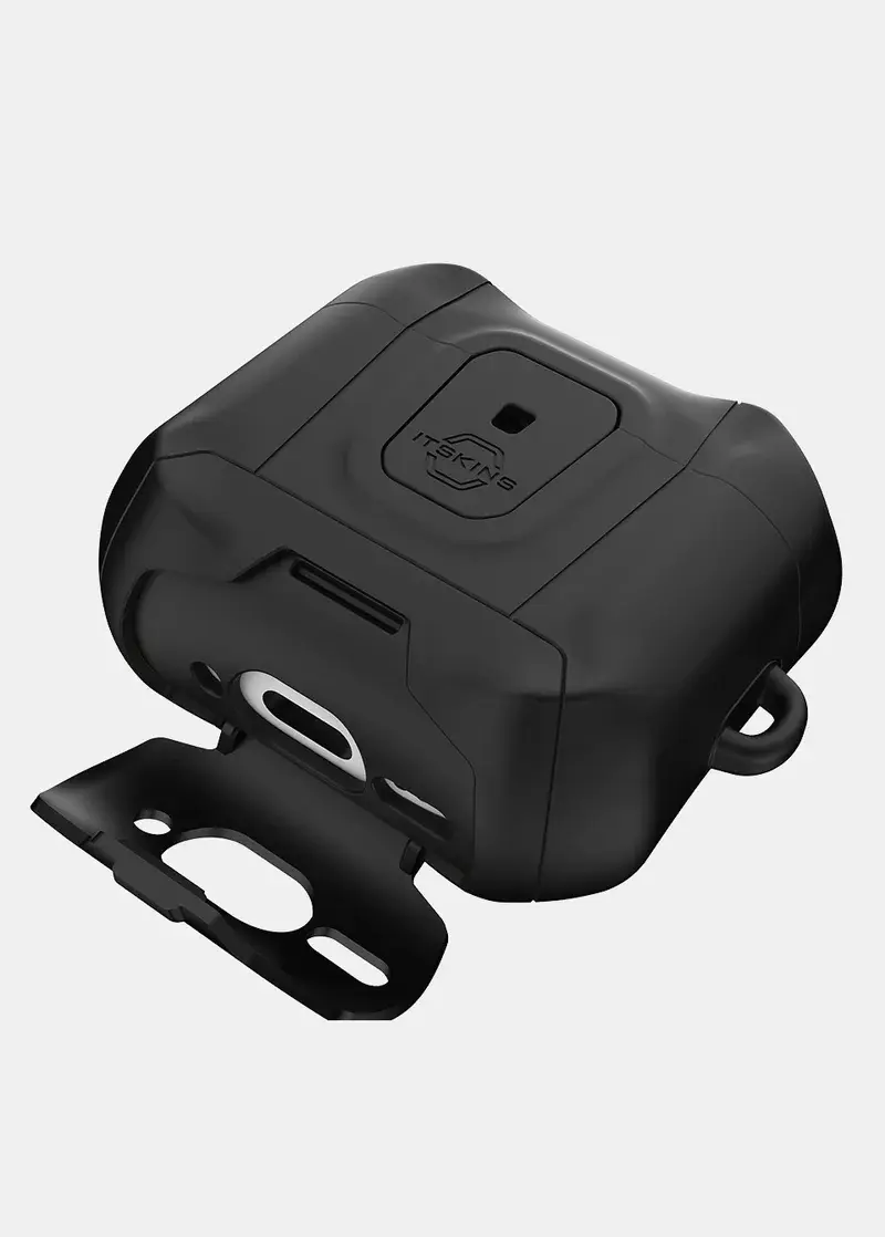 ITSKINS Hybrid Stand Pro Case for AirPods 4 - Black