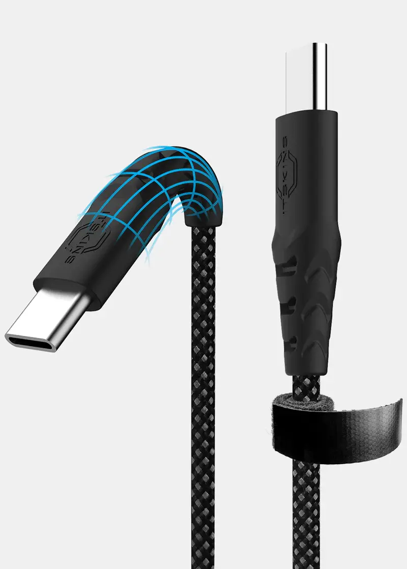 ITSKINS Hybrid 100W Cable USB-C to USB-C 1.5m - Black