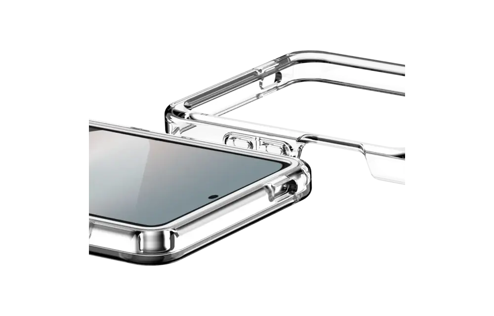 Avana ice Clear with Ring with MagSafe Case for Samsung Galaxy Z Flip 7 - Transparent