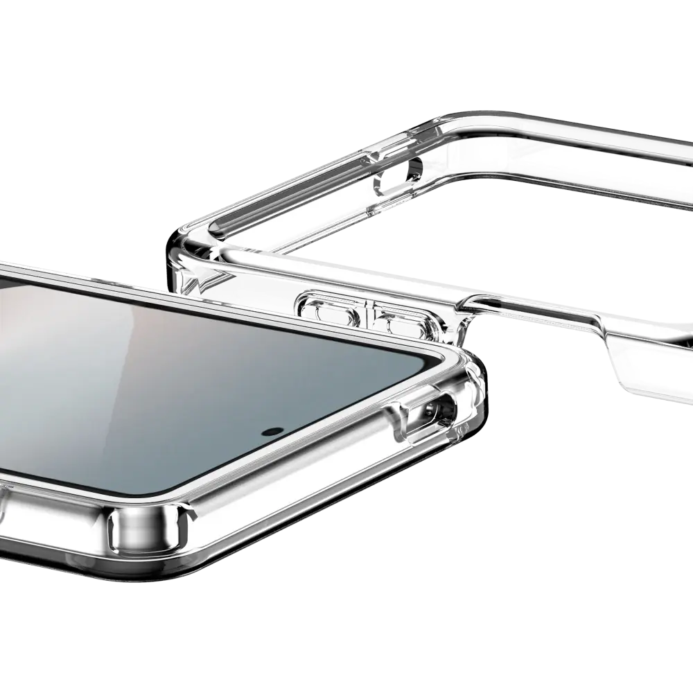 Avana ice Clear with Ring with MagSafe Case for Samsung Galaxy Z Flip 7 - Transparent