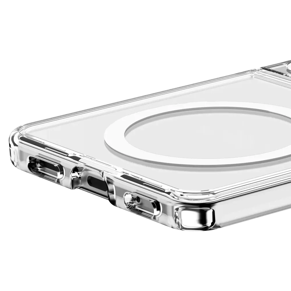 Avana ice Clear with Ring with MagSafe Case for Samsung Galaxy Z Flip 7 - Transparent