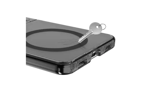 Avana ice Clear with Ring with MagSafe Case for Samsung Galaxy Z Flip 7 - Smoke