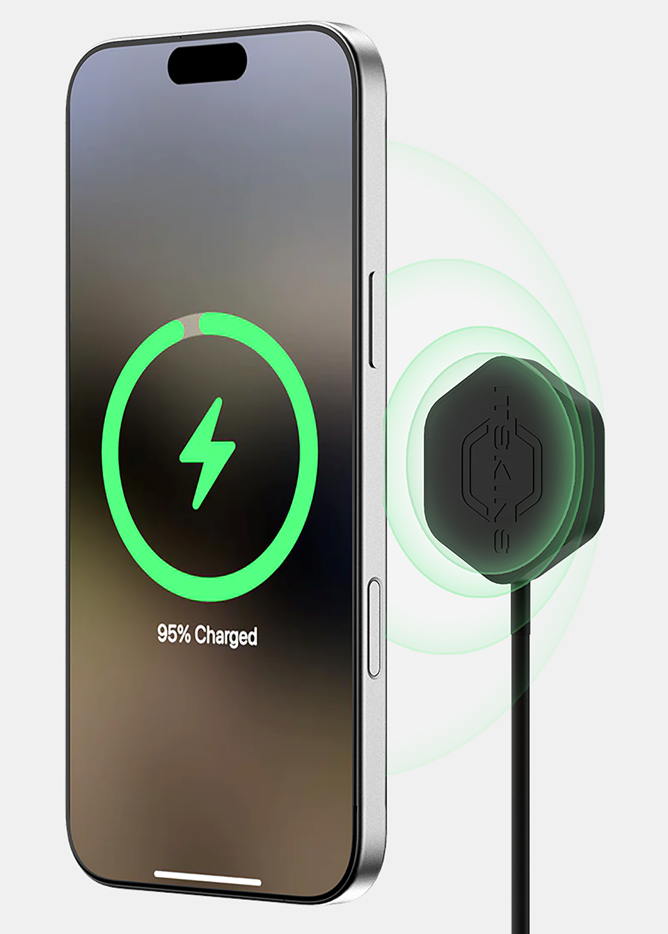 ITSKINS Supreme Hexo MagSafe Wireless Charging Pad - Black