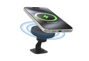 ITSKINS Hybrid Dash Mount Plus Hexo MagSafe Wireless Charger - Black