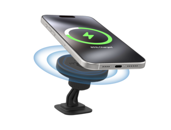 ITSKINS Hybrid Dash Mount Plus Hexo MagSafe Wireless Charger - Black