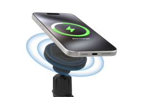 ITSKINS Hybrid Vent Mount Plus Hexo MagSafe Wireless Charger - Black