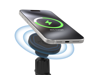 ITSKINS Hybrid Vent Mount Plus Hexo MagSafe Wireless Charger - Black