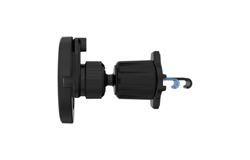 ITSKINS Hybrid Vent Mount Plus Hexo MagSafe Wireless Charger - Black