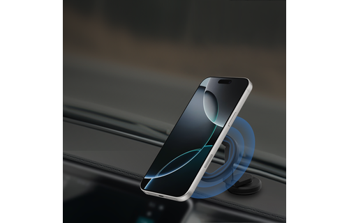 ITSKINS Hybrid Stick-On 360 Mount Plus Hexo MagSafe Wireless Charger - Black