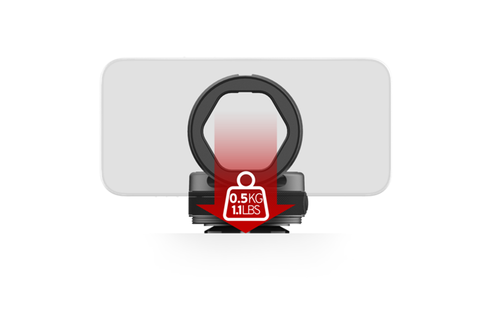 ITSKINS Supreme Power Grip Suction Dock MagSafe Mount - Black