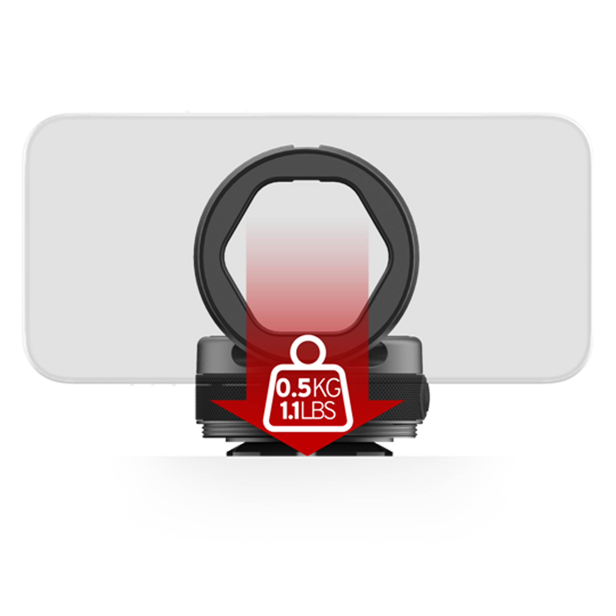 ITSKINS Supreme Power Grip Suction Dock MagSafe Mount - Black