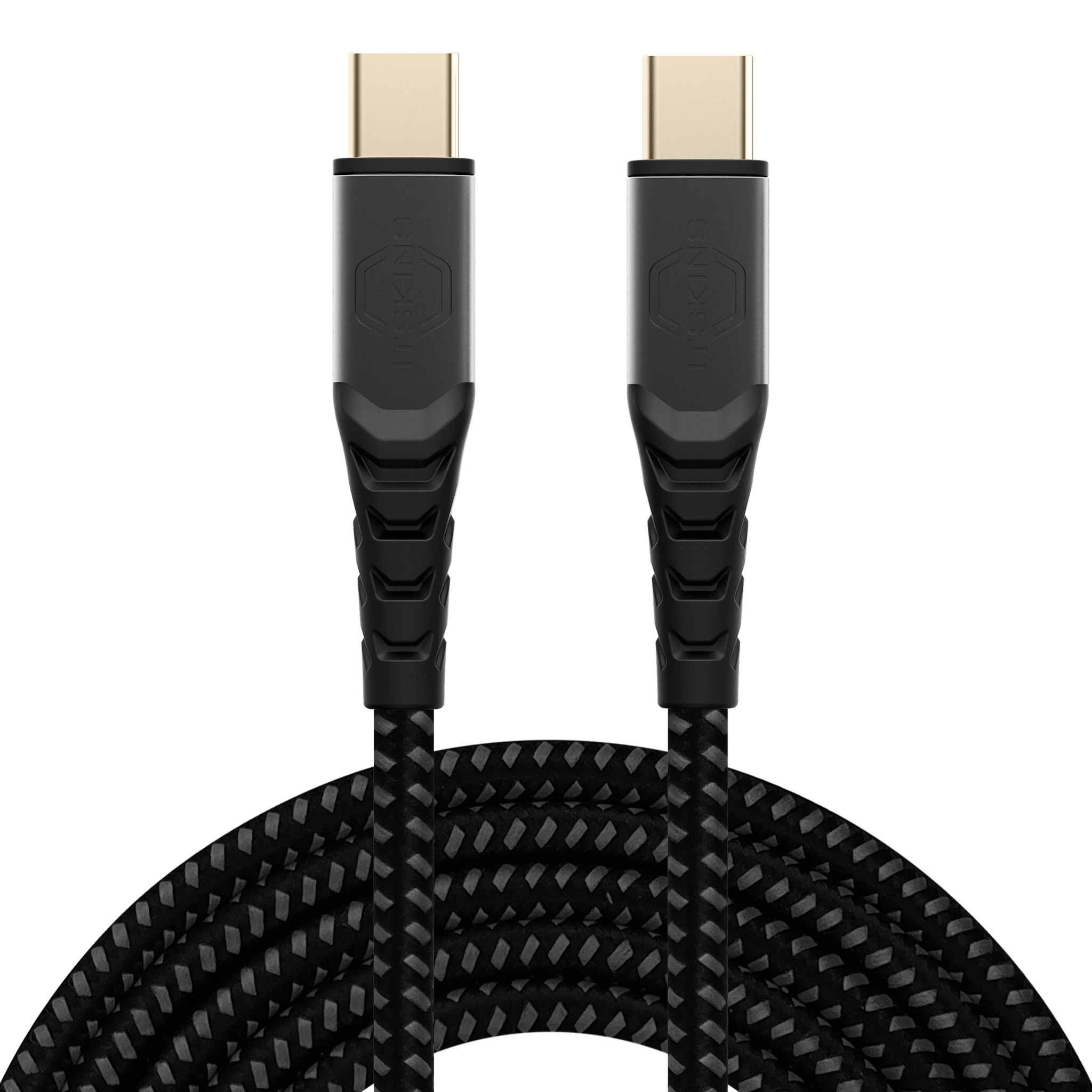 ITSKINS Supreme 140W Cable USB-C to USB-C With Cable Organizer 2m - Black