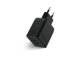 ITSKINS Spectrum 35W PD Fast Charger 2 Port USB-C EU Plug - Black