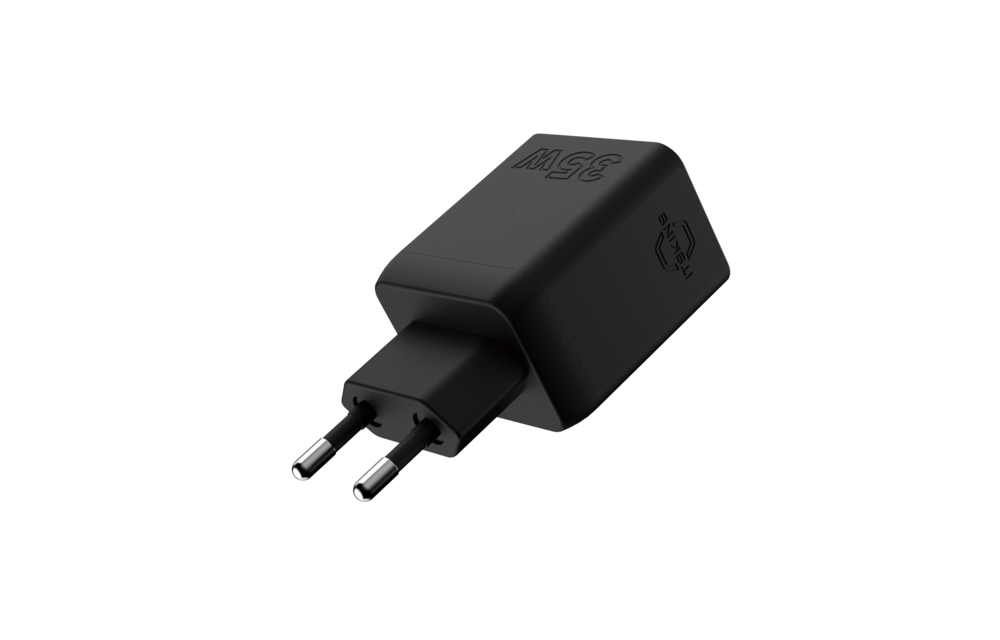 ITSKINS Spectrum 35W PD Fast Charger 2 Port USB-C EU Plug - Black
