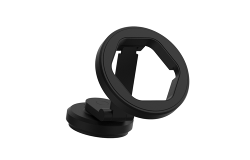 ITSKINS Hybrid Stick-On 360 Mount Plus Hexo MagSafe Wireless Charger - Black