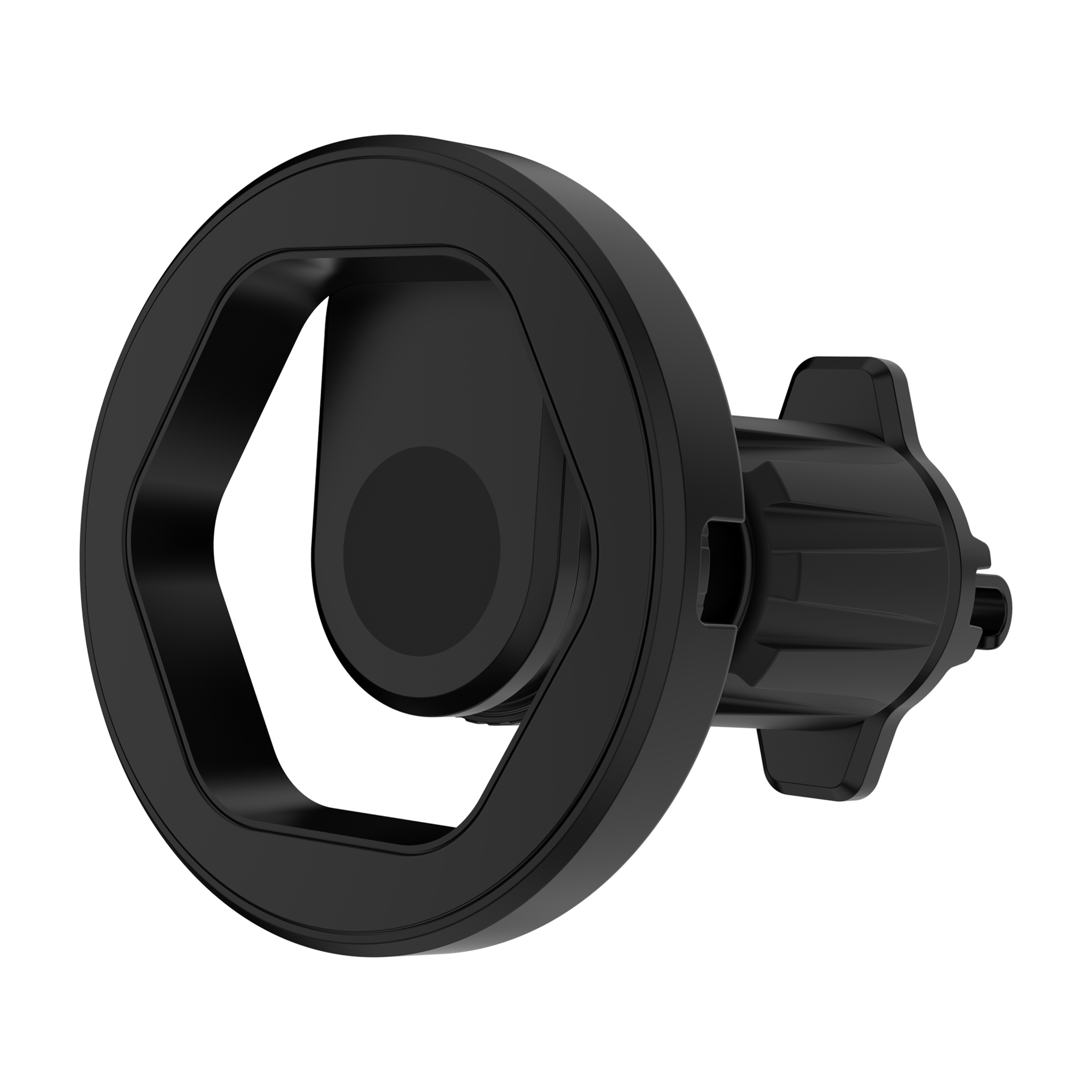 ITSKINS Hybrid Vent Mount Plus Hexo MagSafe Wireless Charger - Black