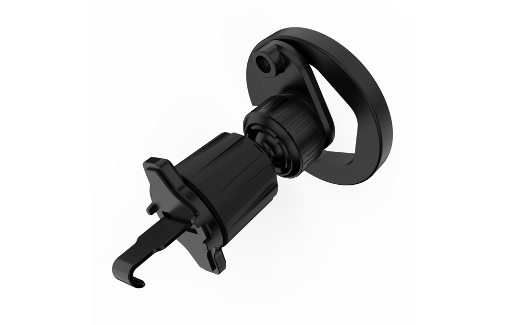 ITSKINS Hybrid Vent Mount Plus Hexo MagSafe Wireless Charger - Black