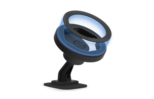 ITSKINS Hybrid Dash Mount Plus Hexo MagSafe Wireless Charger - Black