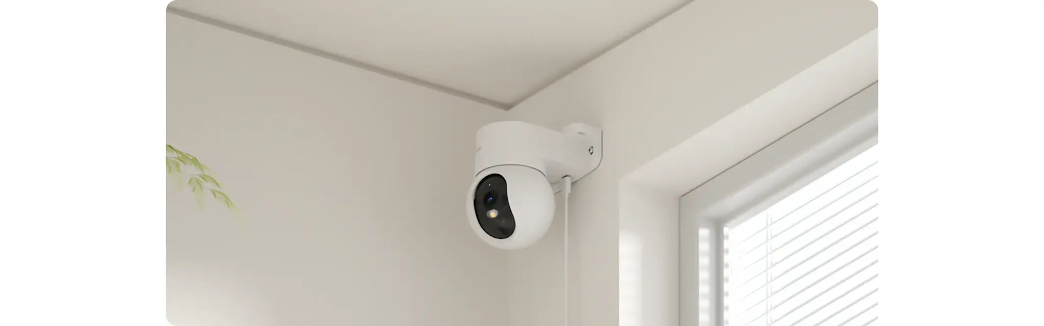 Imou Ranger Mini Integrated-Bracket 3K Image Full-color Night Vision 360 Rotate Indoore Smart Security Camara 5pm - White