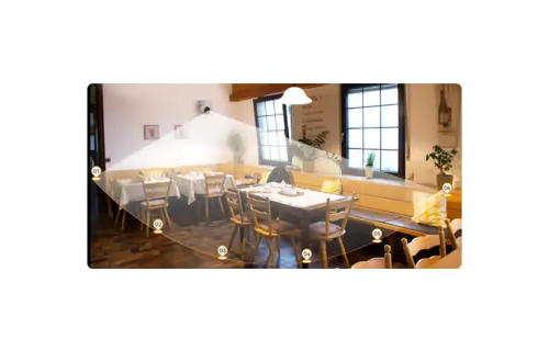 Imou Ranger Mini Integrated-Bracket 3K Image Full-color Night Vision 360 Rotate Indoore Smart Security Camara 5pm - White